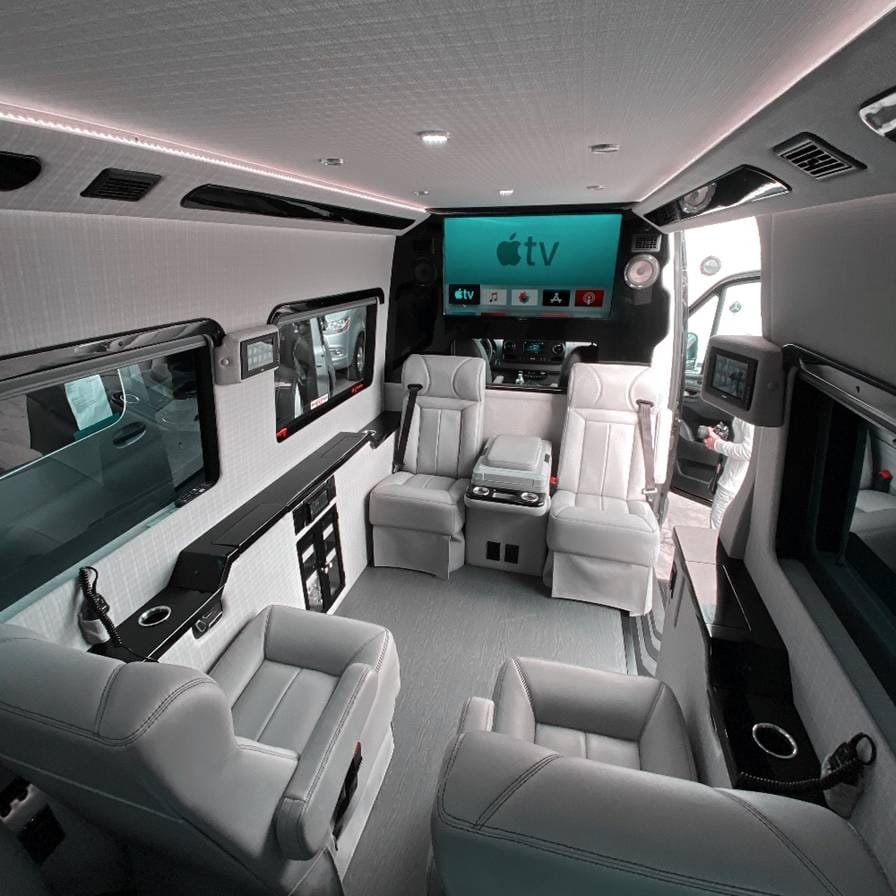 Interior View Of Sprinter Van