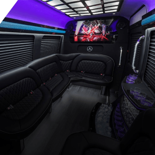 Interior View Of Sprinter Van